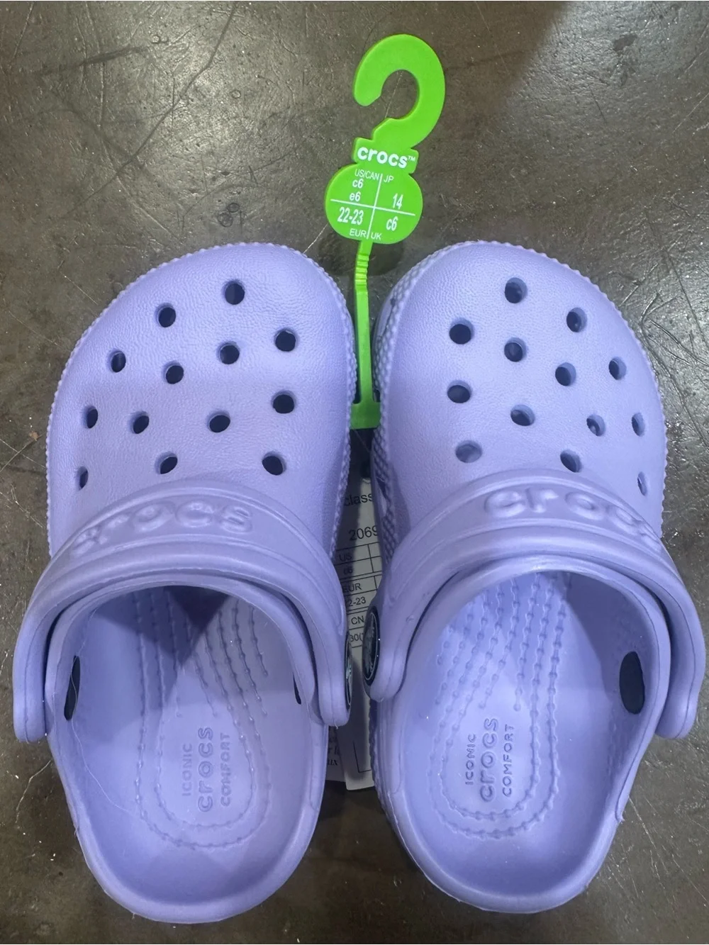 NWT Toddler Crocs Classic Clog size 6